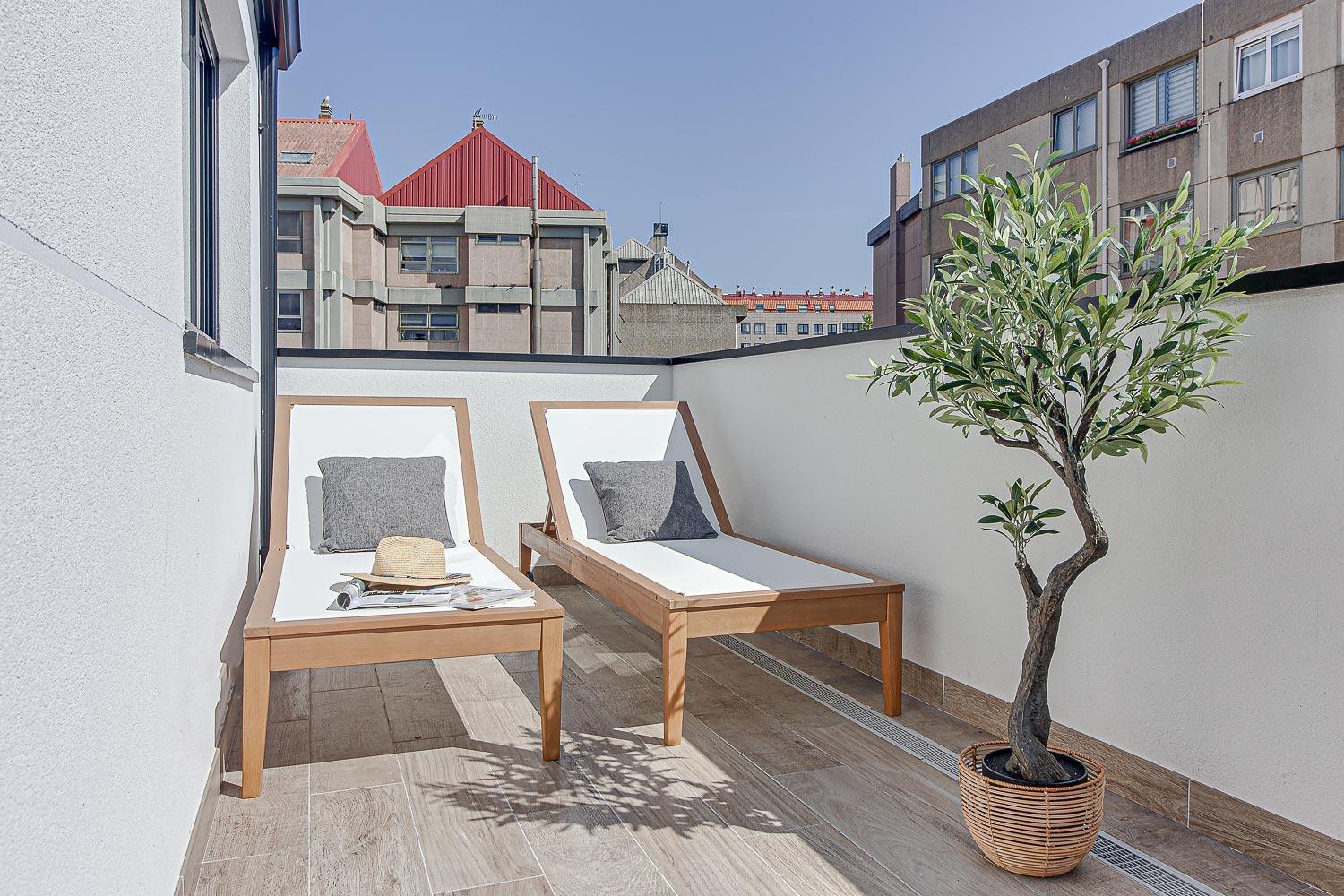 Ferienwohnung Santa Lucia A Coruña Zimmer foto